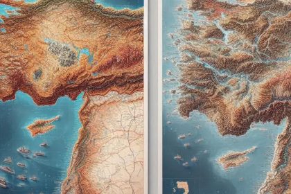 خريطة تركيا