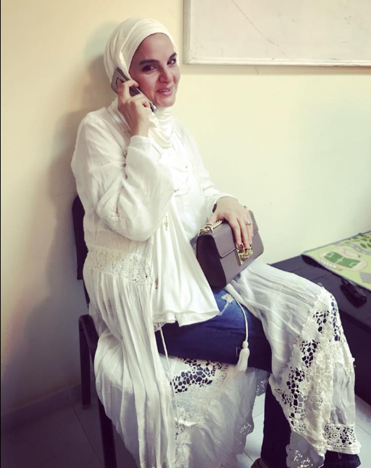 شيماء سعيد تنشر صور بالحجاب لها قبل موعد رمضان 2018