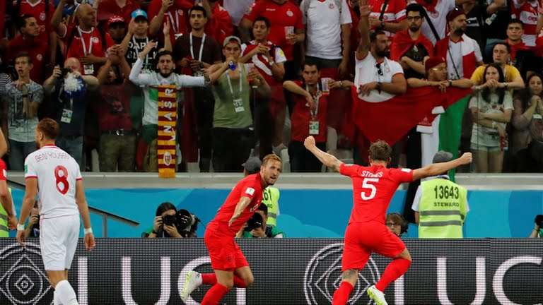 مباراة تونس وإنجلترا في كأس العالم 2018