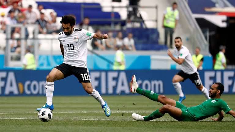 ملخص نتيجة أهداف مباراة مصر والسعودية في كأس العام 2018 2