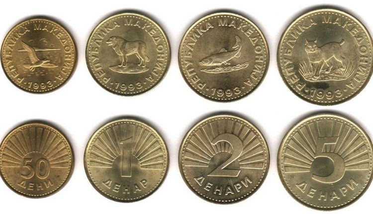 فئات العملات المعدنية للدينار الثاني