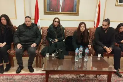 عزاء والدة دوللي شاهين في كنيسة مار يوسف