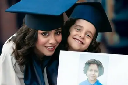 الفنانة اليمنية هديل مانع، هديل مانع وابنها كرم